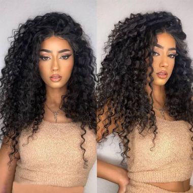 Glueless Loose Deep 13X4 Lace Front Wigs 100% Human Hair