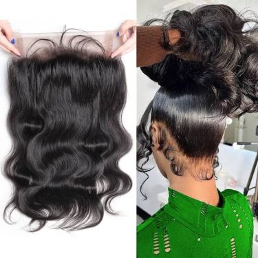 Lace Frontal Body Wave Pre Plucked Virgin Human Hair