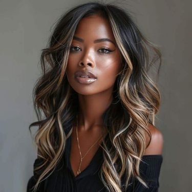 Blonde Balayage Hair Highlight Wavy Lace Frontals Wigs Glueless Human Hair Wigs