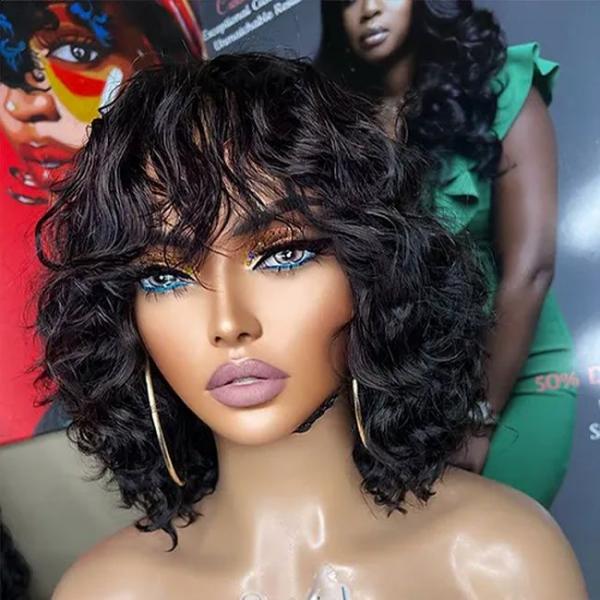 Why Are Wet and Wavy Wigs with Bangs So Popular for a Natural Look?