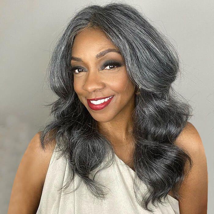 Exploring the Best Salt And Pepper Wave Wig Options at IDefineWig
