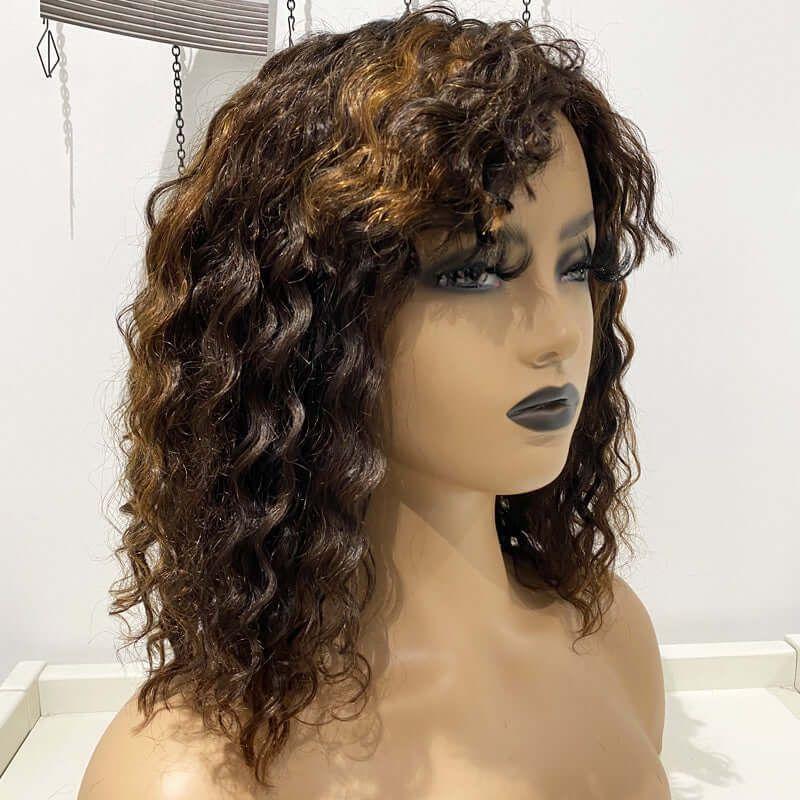 Deep Wave Lace Front Wig Human Hair