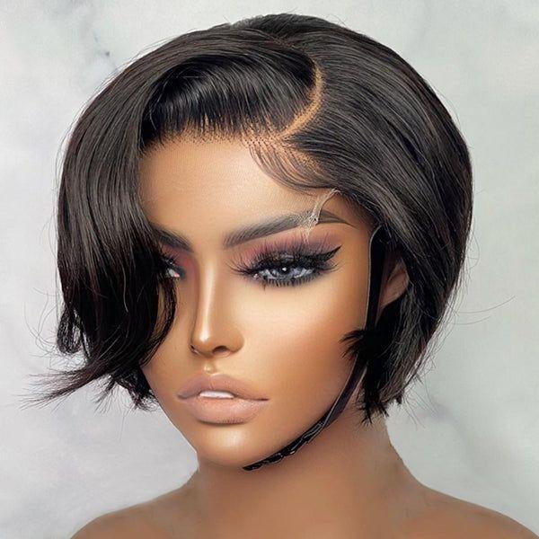 Short Pixie Cut Wigs Human Hair